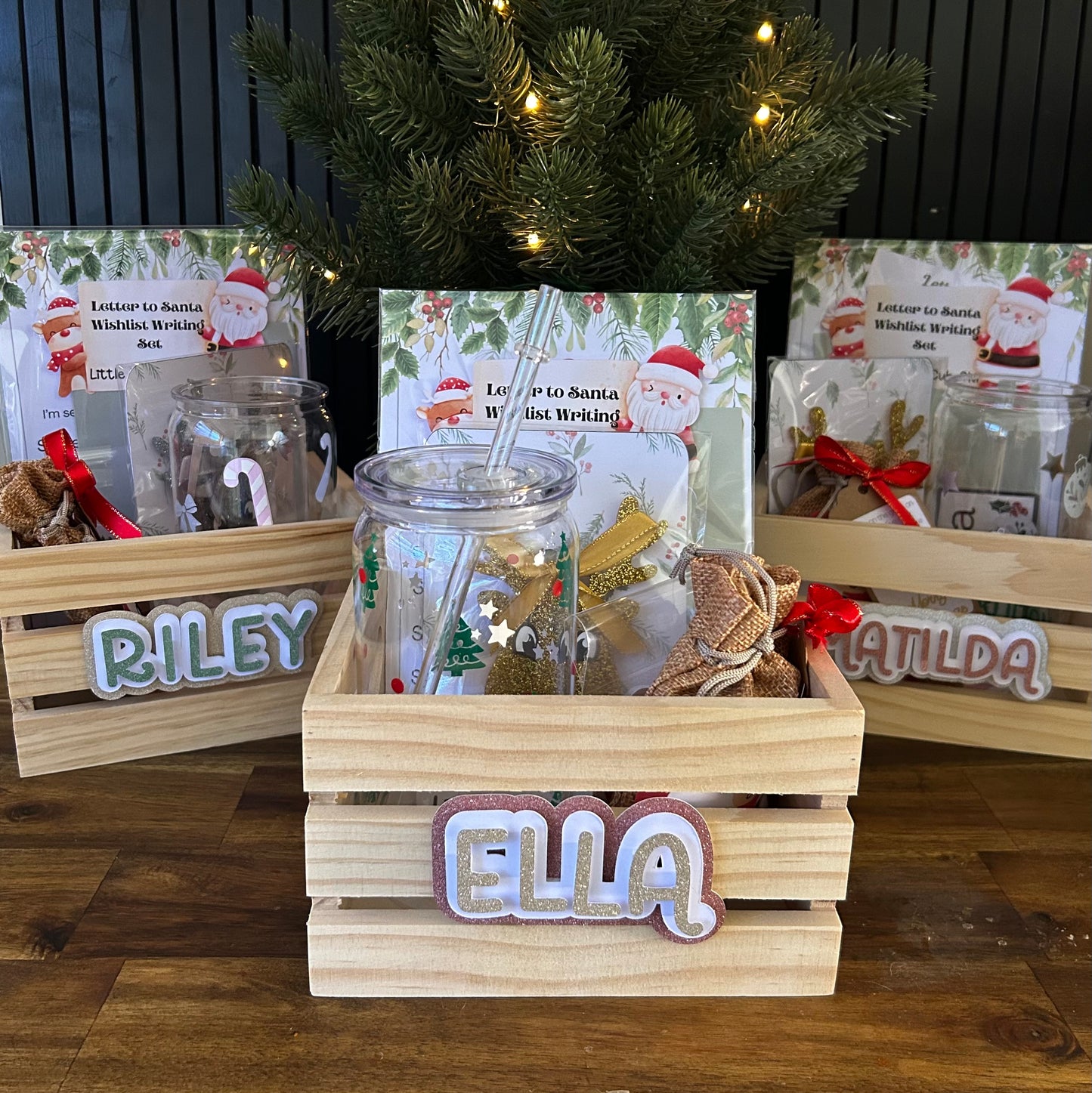 Personalised Christmas Crate Set