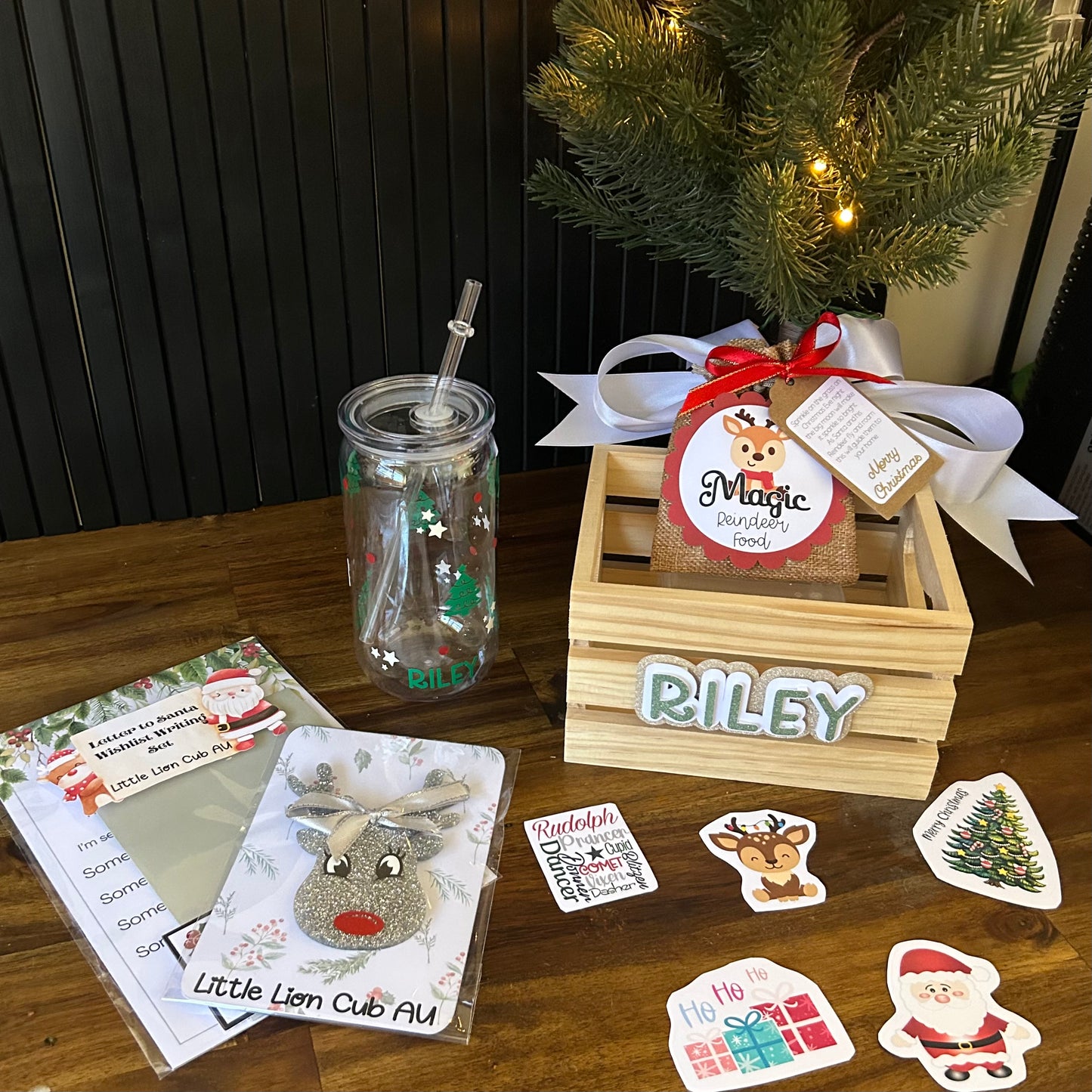 Personalised Christmas Crate Set