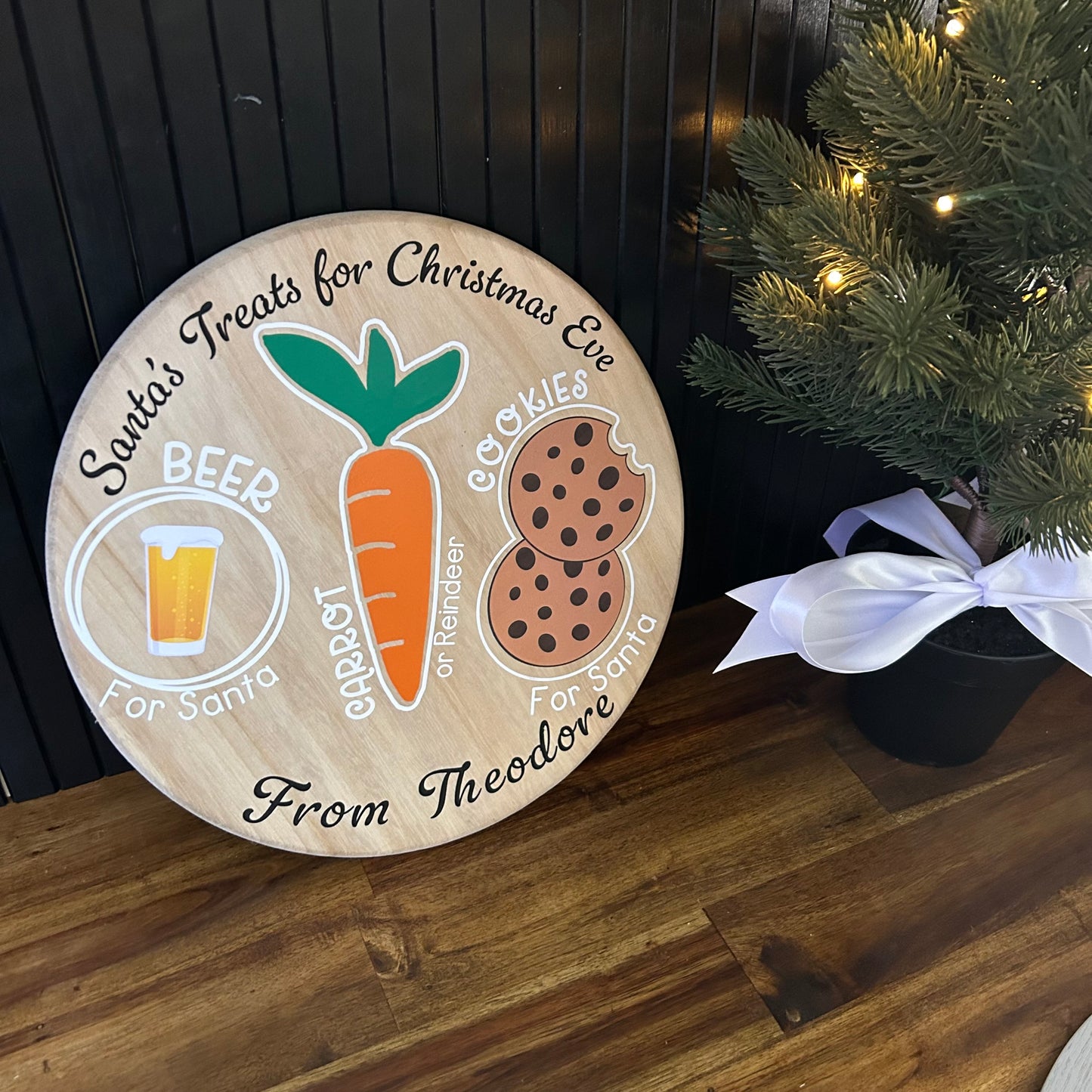 Personalised Santa Treat Tray