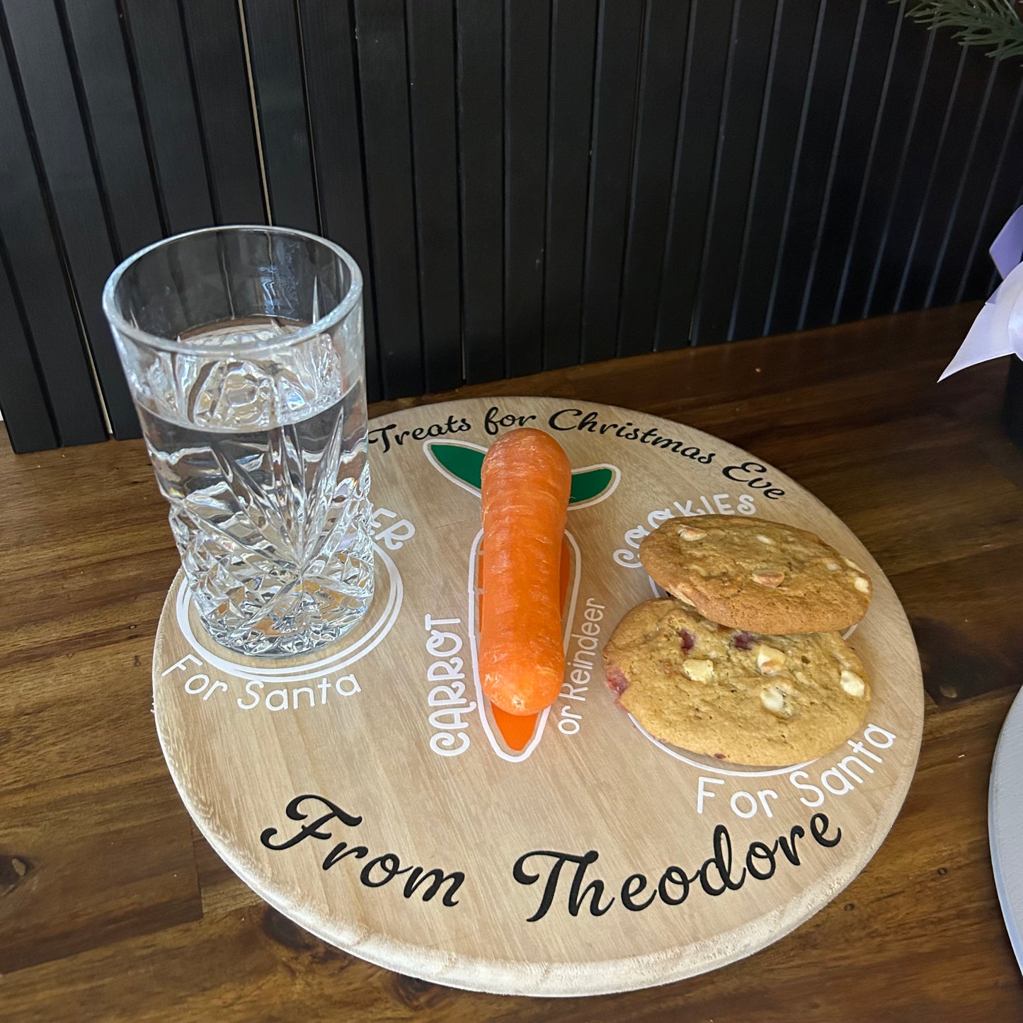 Personalised Santa Treat Tray