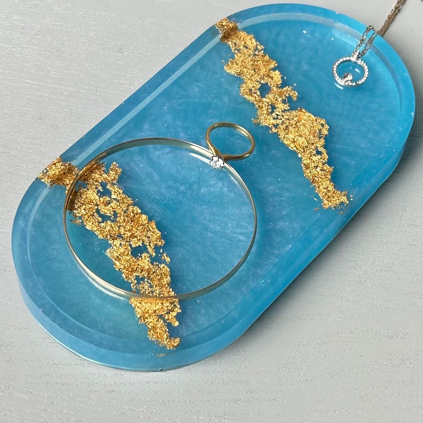 Resin Jewellery Tray Trinket Dish