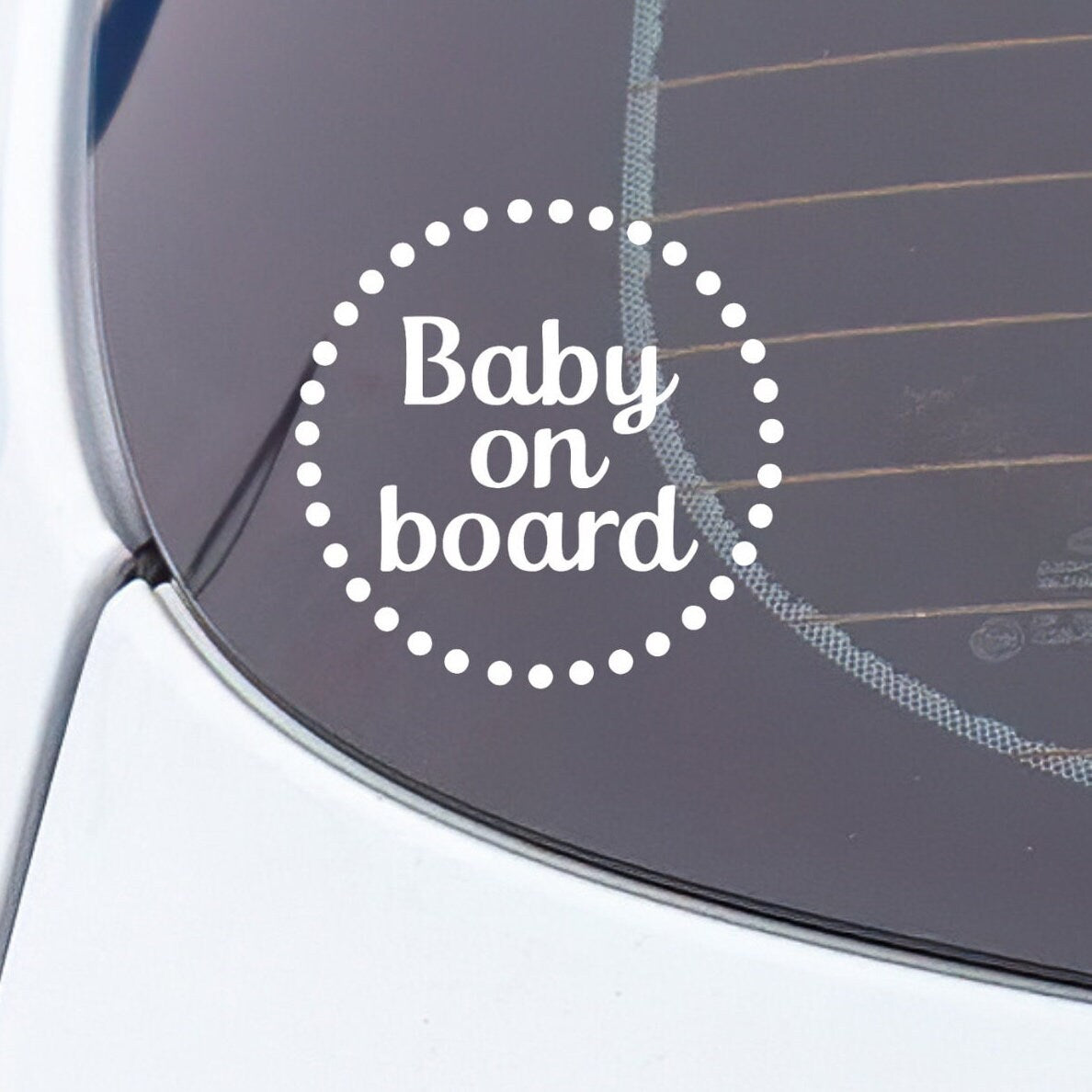 Baby On Board Bumper Sticker