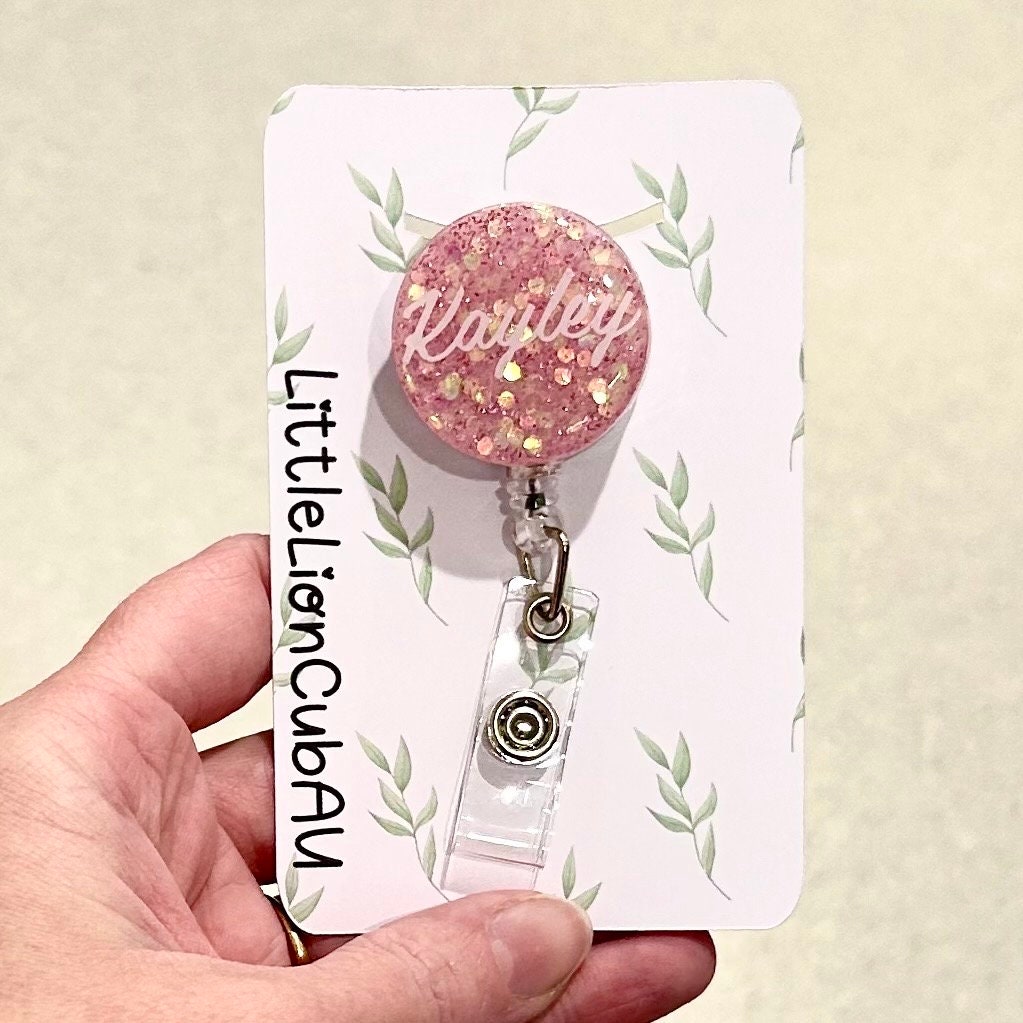 Personalised Retractable ID Card Clip