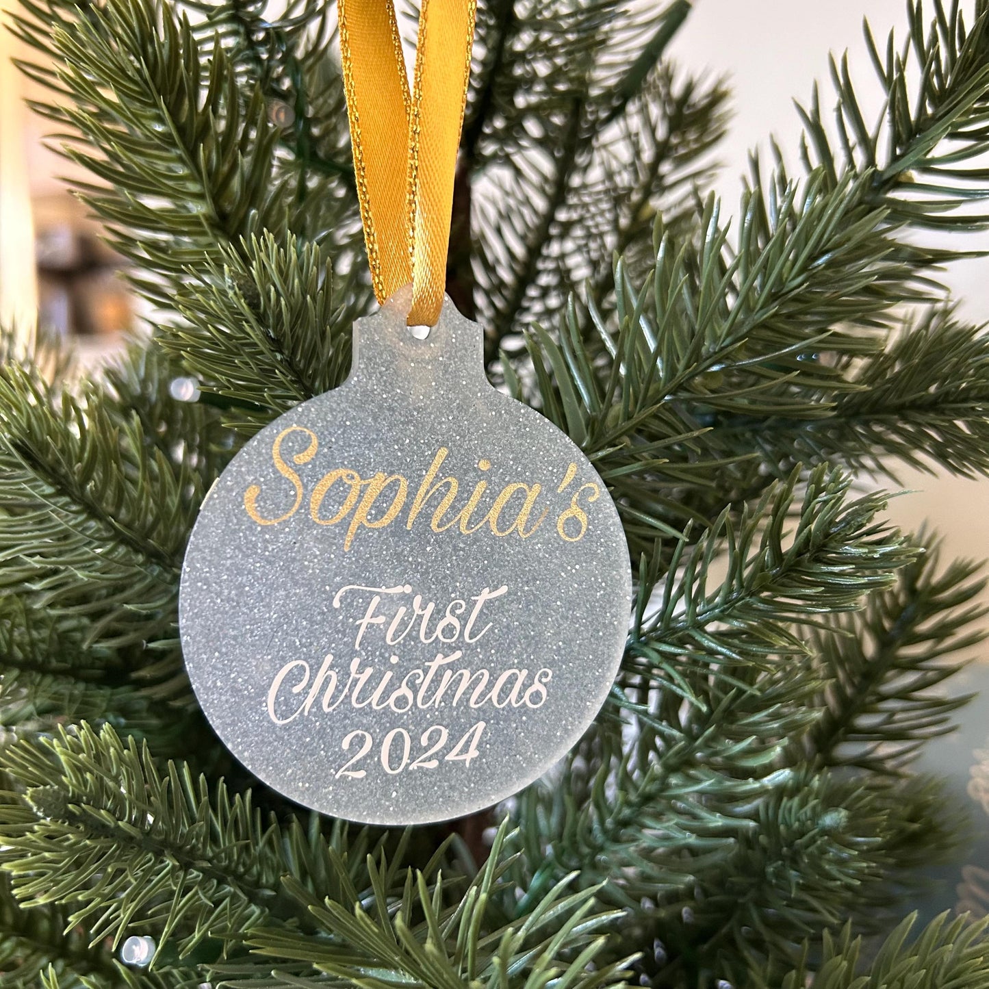 Personalised Baby First Christmas Ornament