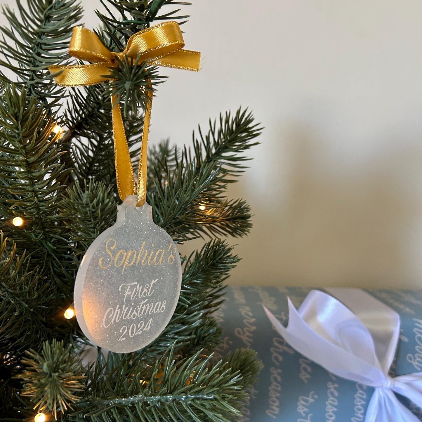 Personalised Baby First Christmas Ornament