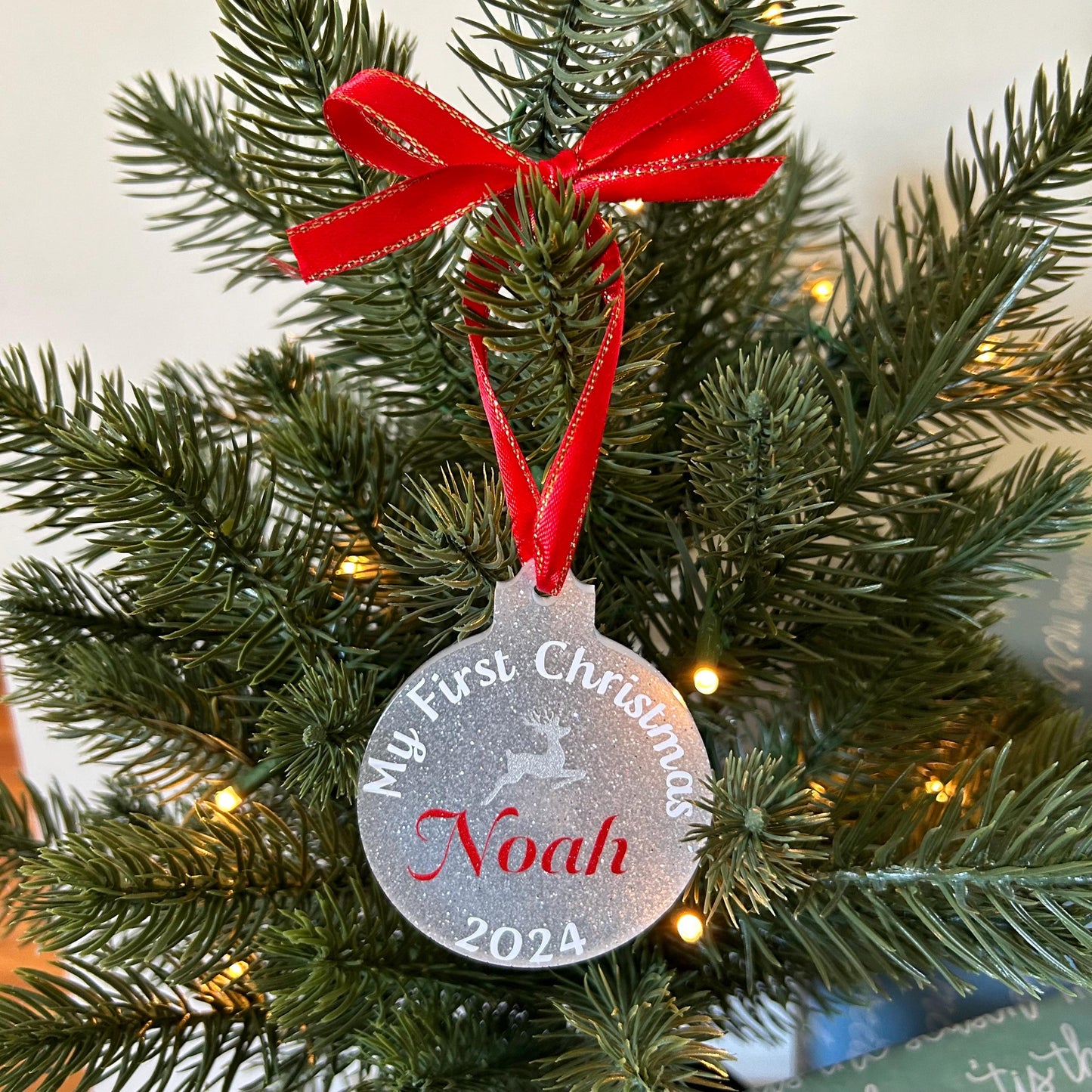 Personalised Baby First Christmas Ornament