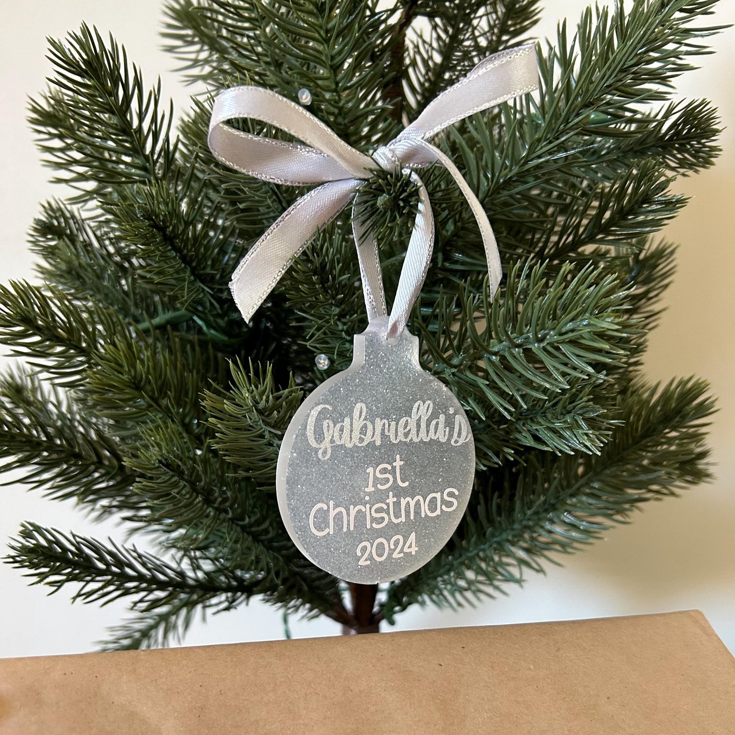 Personalised Baby First Christmas Ornament